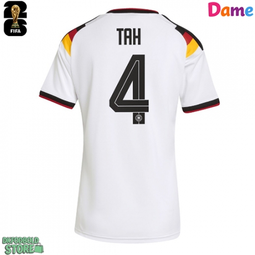 Tyskland Jonathan Tah #4 Replika Hjemmebanetrøje Dame VM 2026 Kortærmet